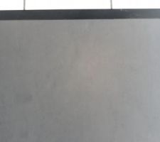 Carreau mat anthracite pour le sol de la salle de bain