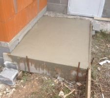 Dalle pour fixation pompe à chaleur