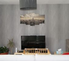 Tapisserie dans le salon