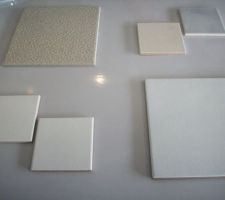 Carrelage pour la douche italienne.