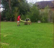 Petit coup de rouleau dans le terrain ..