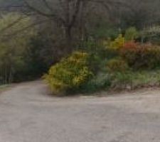 Vue du  chemin d'arriv&eacute;e