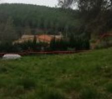 Terrain( d&eacute;limit&eacute; en rouge)