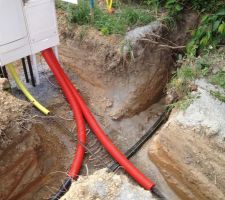 Viabilisation du terrain
les arriv&Atilde;&copy;es au coffre