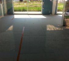 Préparation pour la chape