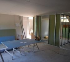 Le dessin des pièces prend forme