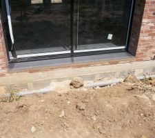 Seuil baie vitr&eacute;e