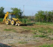 Décapage du terrain