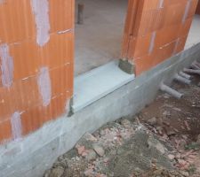 Seuil de la porte d'entrée