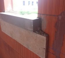 Appui de fen&ecirc;tre de la fen&ecirc;tre du cellier