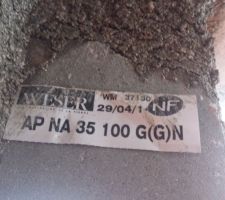 Marque des appuis de fen&ecirc;tre : WESER