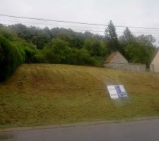 Notre terrain: 1250m²