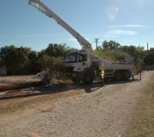 Pompe 28 m&egrave;tre en action