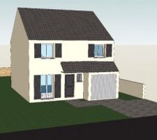 Plan 3D de notre maison :)