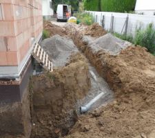 Les branchements extérieurs ont débuté ce jour