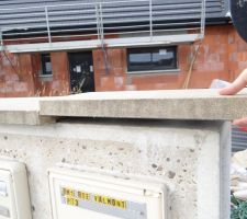 Muret explosé par EDF ...