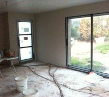 Chape avant carrelage