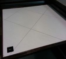 Carrelage pieces de vie. Couloir. WC et cellier