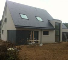 Pose des panneaux ext&eacute;rieurs