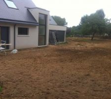 Pose des panneaux ext&eacute;rieurs