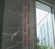 Détail sur l'étanchéité à l'air au niveau des fenetres