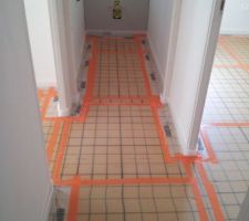 Étanchéité plancher couloir