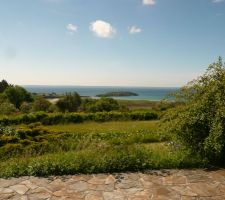 Vue de la terrasse coté sud