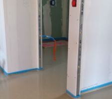 Chape salle de bains