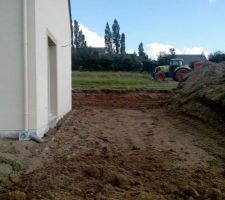 Terrassement en cours