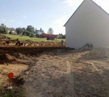 Terrassement en cours
