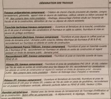 Détails travaux devis ABS (5.500?)