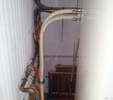 Branchement module intérieur de la PAC