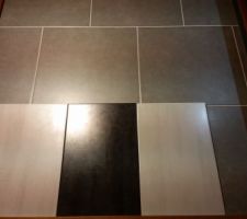 Carrelage sol gris et carrelage douche italienne sale de bain