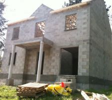 Chantier en attente de la couverture
