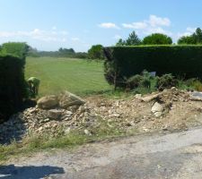 Ouverture pour accès au terrain