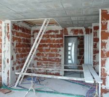 Prepa chantier pour le platre