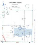 Implantation de la maison sur le terrain