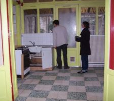 La cuisine avant travaux