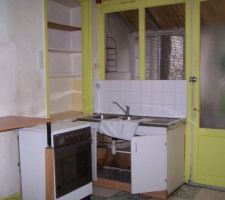 La cuisine avant travaux