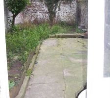 Le jardin avant travaux