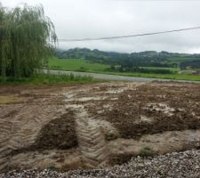 Terrain trempé