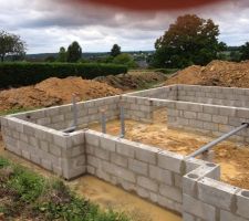 Le plombier est passe!!!! Notre futur salle de bain