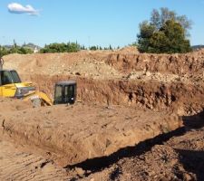 Fouilles pour le garage
