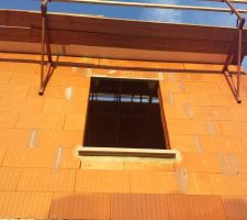 Couverture en cours &agrave; l'&eacute;tage