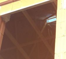 Couverture en cours &agrave; l'&eacute;tage