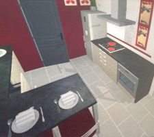 Notre future cuisine (les couleurs ne sont pas définit, sa sera en fonction du sol et des murs)
