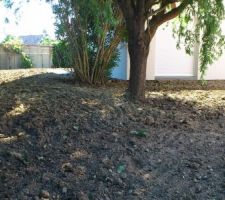 Terrassement fait avec beaucoup de sérieux.