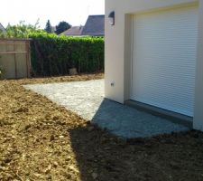Terrassement fait avec beaucoup de sérieux.