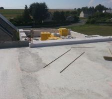 13&egrave;me rang qui est &agrave; cheval avec la maison, et la dalle du garage : nickel, juste de la colle b&eacute;ton cellulaire !