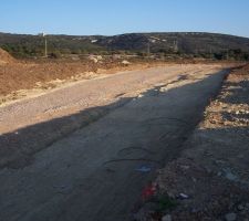 Future voie du lotissement